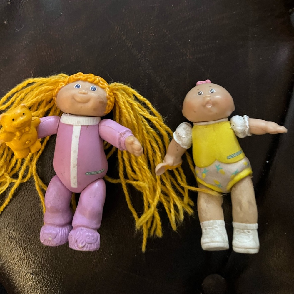 Vintage Mini Cabbage Patch Figurines 1984